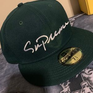 Supreme Classic Script New Era Fitted Hat